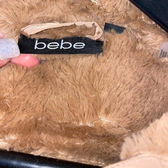 Bebe fleece lined puffer jacket with hood - Picture 4 of 6